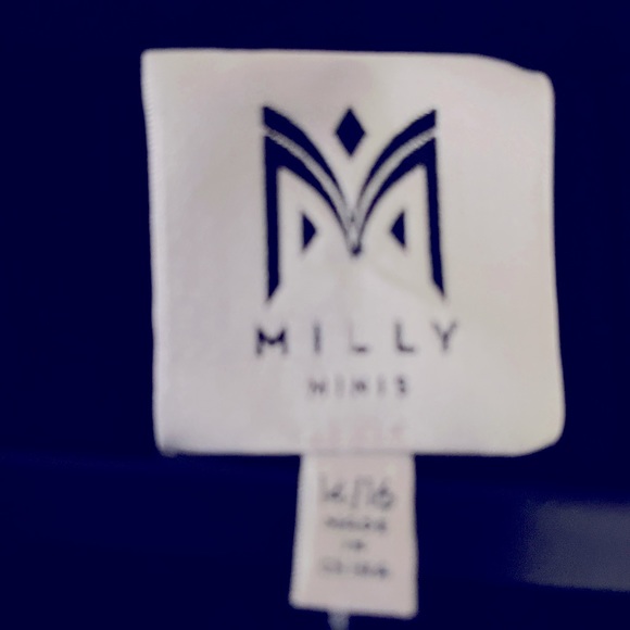 NWT Milly Minis Black Pleated Sweater Dress, 14/16 Misses Size - Picture 3 of 9